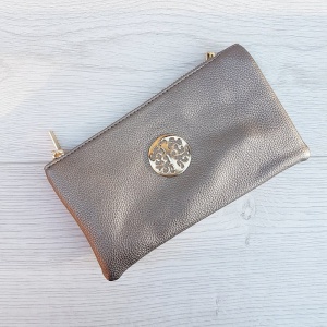 pewter evening purse