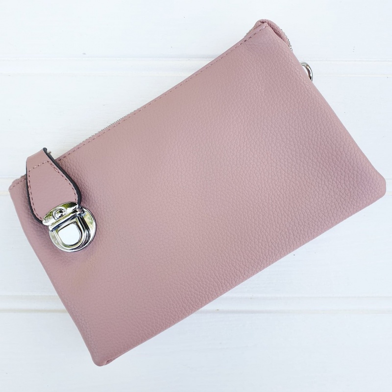 pink clutch purse